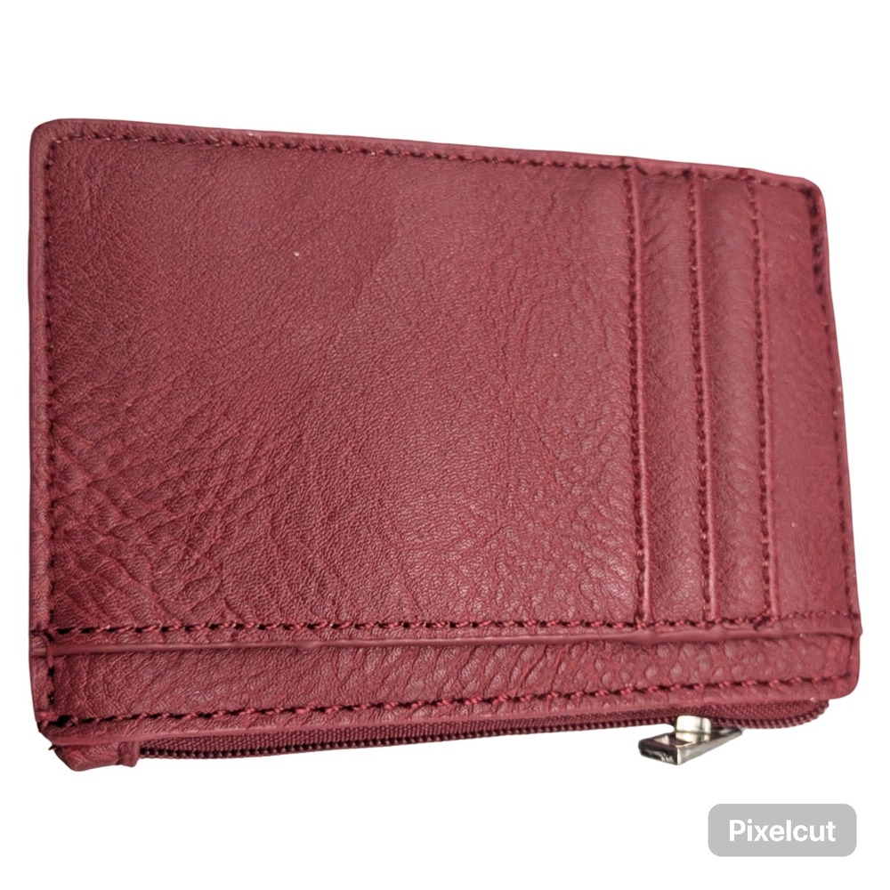 K Carroll Accessories RFID Keychain ID Wallet Card Case Red 147103 - Picture 2 of 3